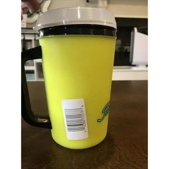 Salem Cigarettes Vintage 90's Aladdin Mug Cup Neon Yellow Fresh On The Scene - Picture 4 of 6